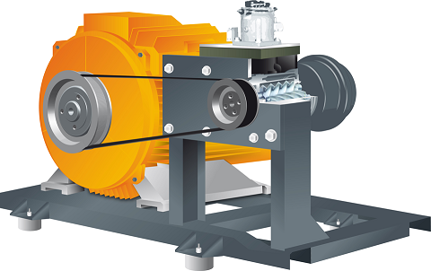 کمپرسور اسکرو سری تسمه ای